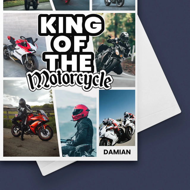 Fotokoláž: King Of The Motorcycle - Přání