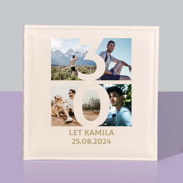 Fotokoláž: 30 Let Číslo Fotky - Fotoalbum