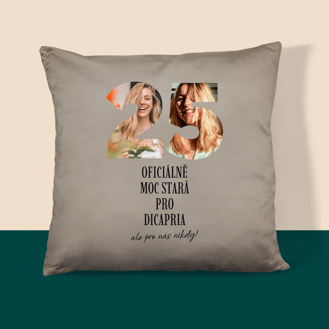 Slovo Z Fotek: Moc Stará Pro Dicapria - Polštář