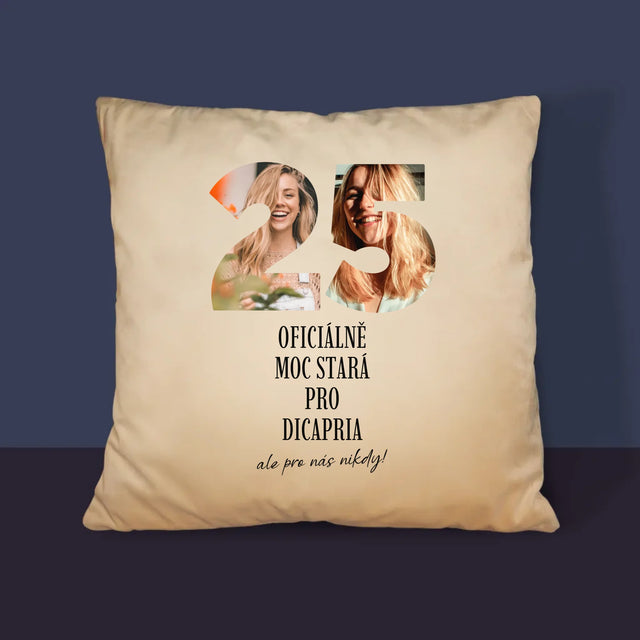 Slovo Z Fotek: Moc Stará Pro Dicapria - Polštář