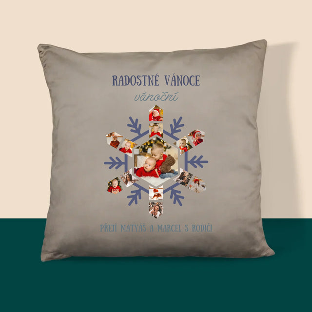 Tvar Z Fotek: Sněhová Vločka - Polštář