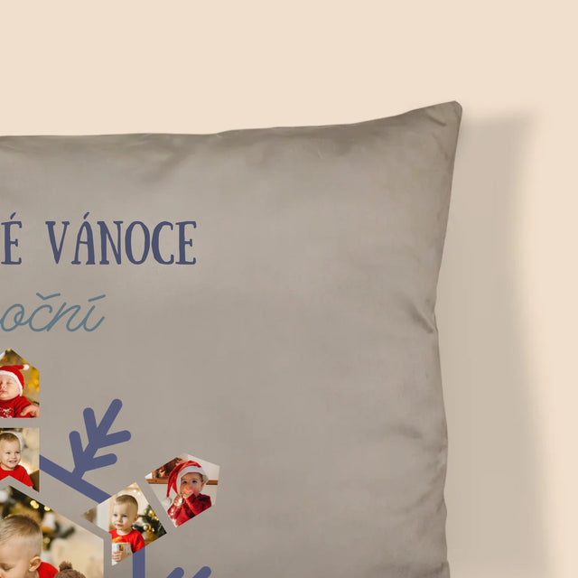 Tvar Z Fotek: Sněhová Vločka - Polštář