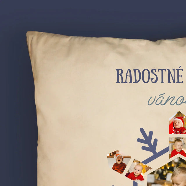 Tvar Z Fotek: Sněhová Vločka - Polštář