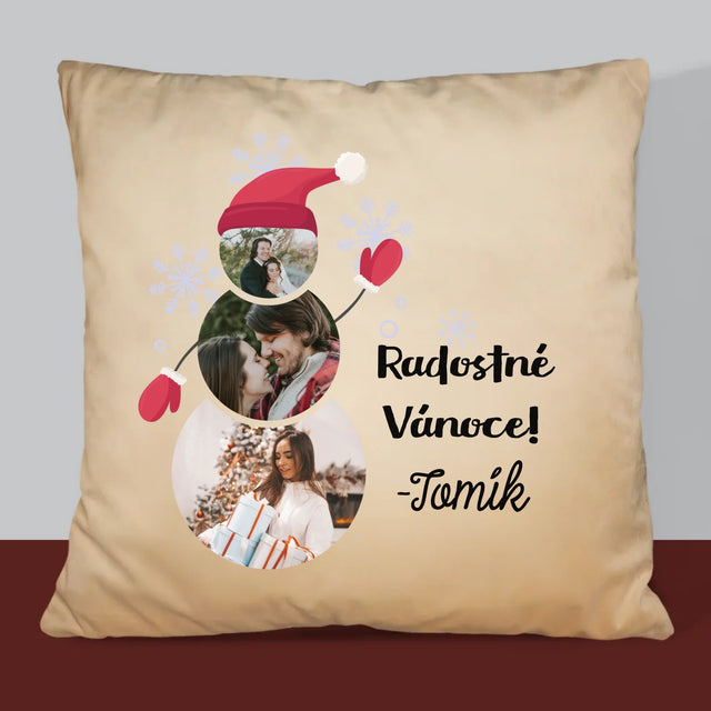 Tvar Z Fotek: Sněhuláček - Polštář