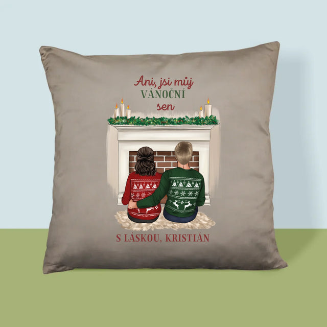 Designér Postav: Vánoční Pár - Polštář