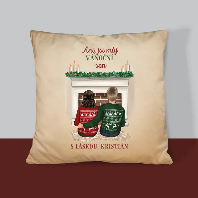 Designér Postav: Vánoční Pár - Polštář