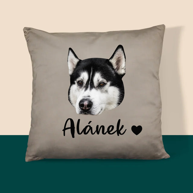 Tvoje Postava: Hlava Tvého Pejska - Polštář