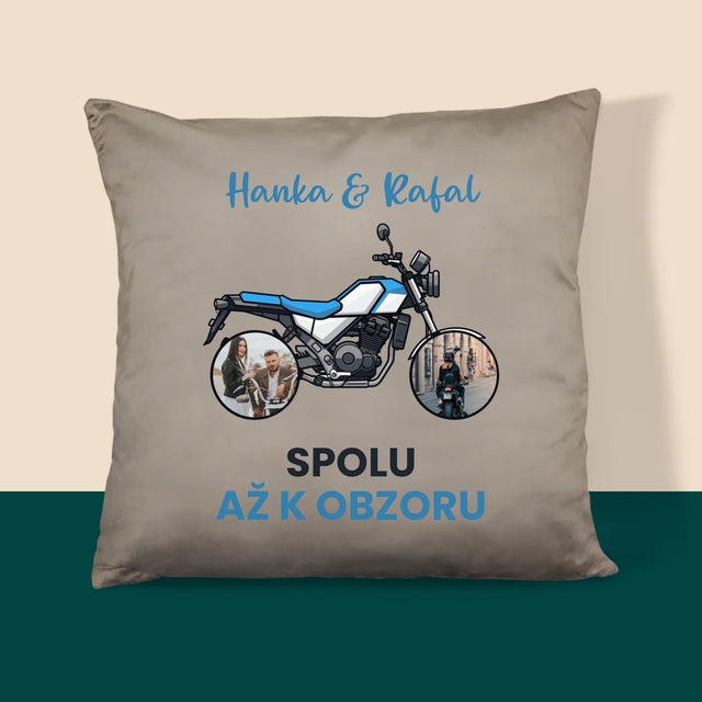 Fotokoláž: Spolu Až K Obzoru - Polštář