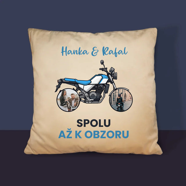 Fotokoláž: Spolu Až K Obzoru - Polštář