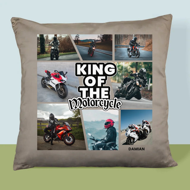 Fotokoláž: King Of The Motorcycle - Polštář