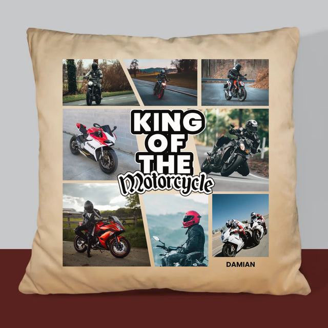 Fotokoláž: King Of The Motorcycle - Polštář