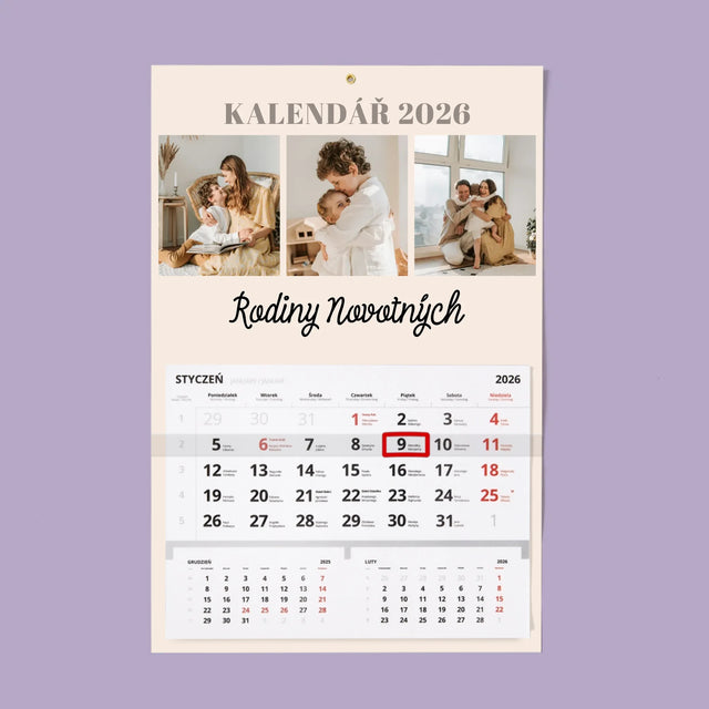 Fotokoláž: Rodinný Snímek - Fotokalendář