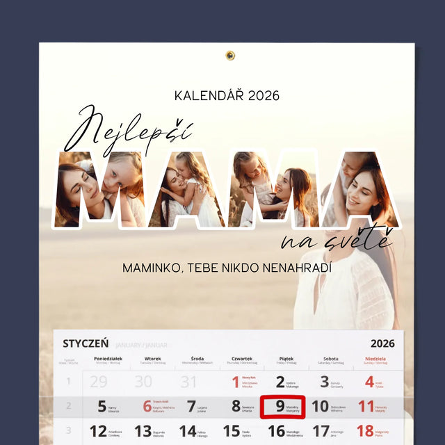 Slovo Z Fotek: Nejlepší Máma Na Světě Fotografie - Fotokalendář