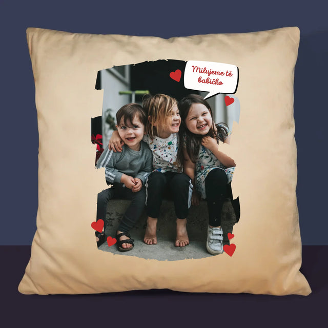 Fotka A Textem: Pro Milovanou Babičku - Polštář