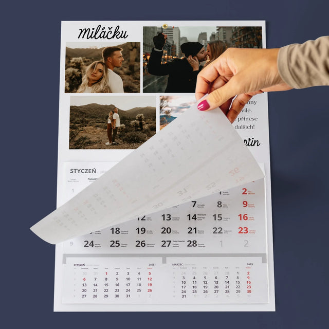 Fotokoláž: Miláčku, Děkuji - Fotokalendář