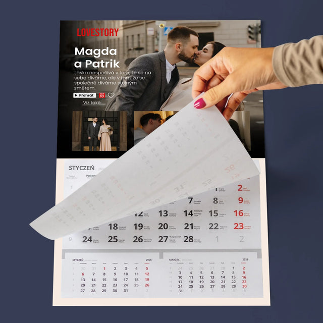 Fotokoláž: Milostný Příběh - Fotokalendář