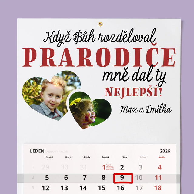 Fotokoláž: Když Bůh Rozděloval Prarodiče - Fotokalendář