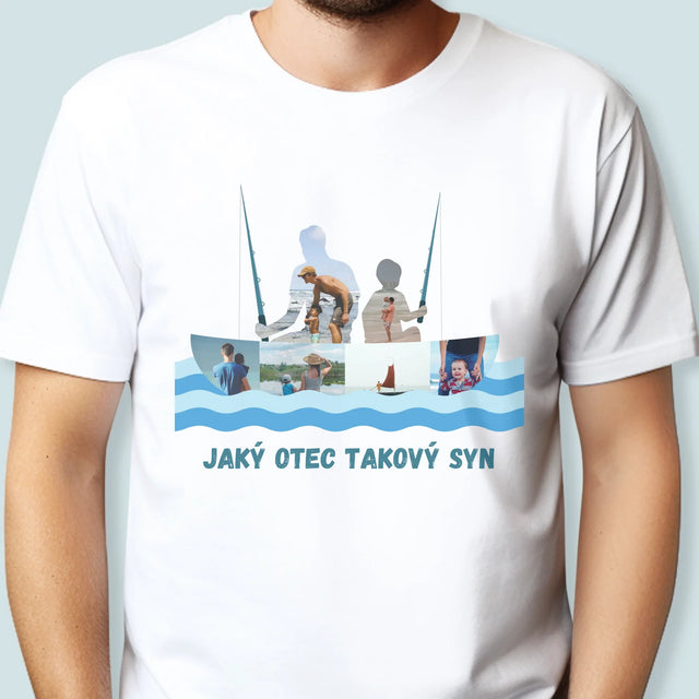 Tvar Z Fotek: Jaký Otec Takový Syn - Pánské Tričko