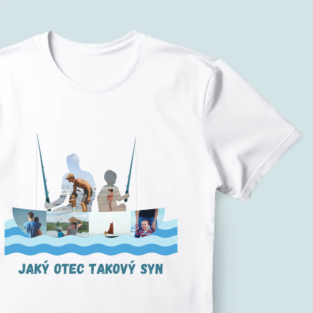 Tvar Z Fotek: Jaký Otec Takový Syn - Pánské Tričko
