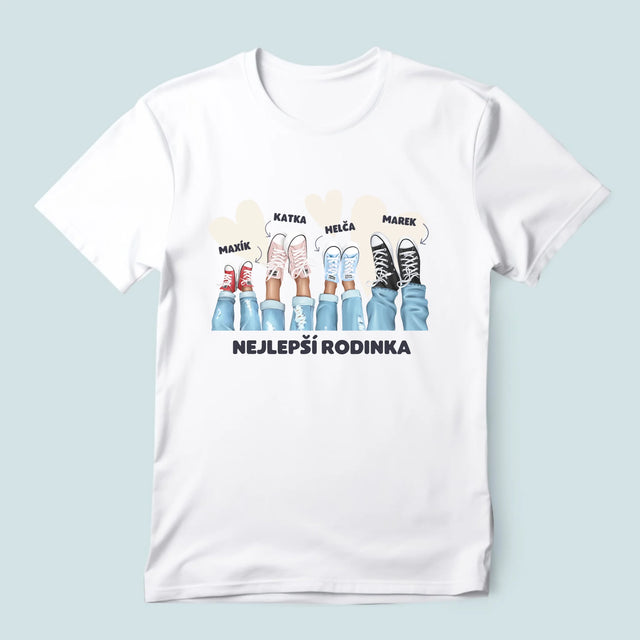 Designér Postav: Rodinka Tenisky - Pánské Tričko