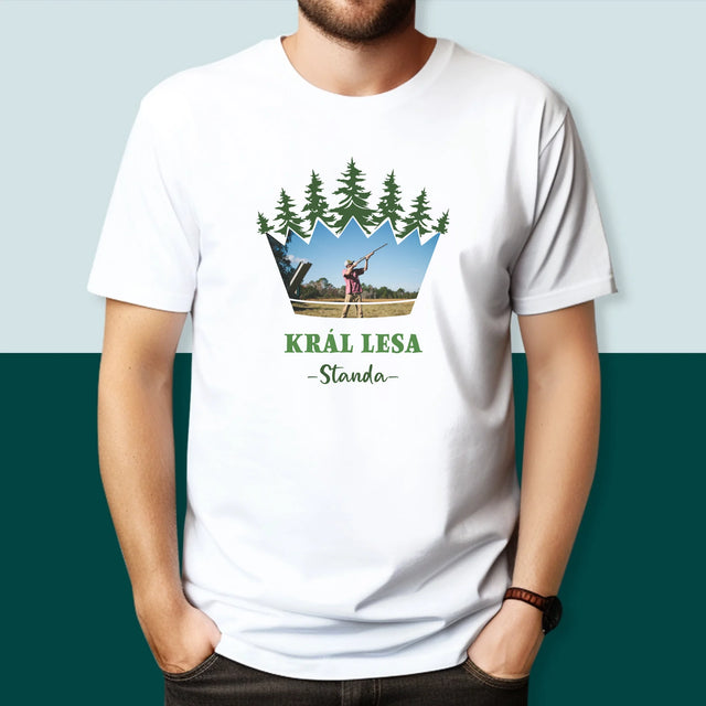 Tvar Z Fotek: Král Lesa - Pánské Tričko