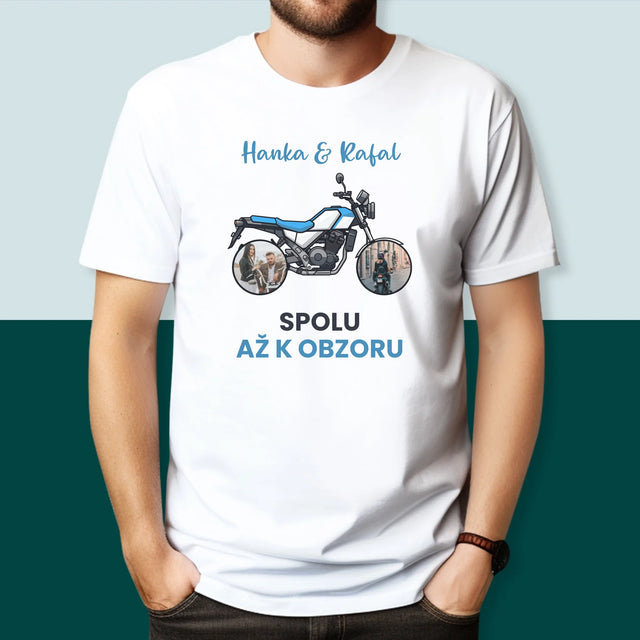 Fotokoláž: Spolu Až K Obzoru - Pánské Tričko