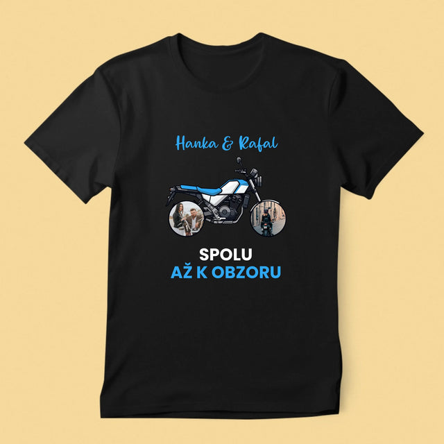 Fotokoláž: Spolu Až K Obzoru - Pánské Tričko