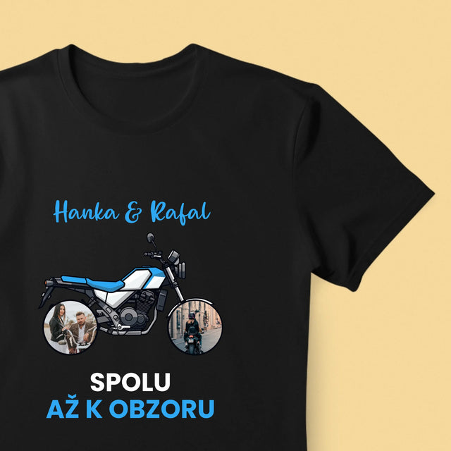 Fotokoláž: Spolu Až K Obzoru - Pánské Tričko