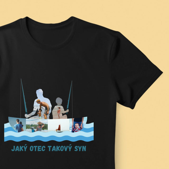 Tvar Z Fotek: Jaký Otec Takový Syn - Pánské Tričko