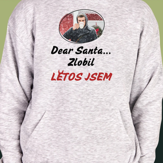 Fotka S Textem: Letos Jsem - Pánská Mikina S Kapuci