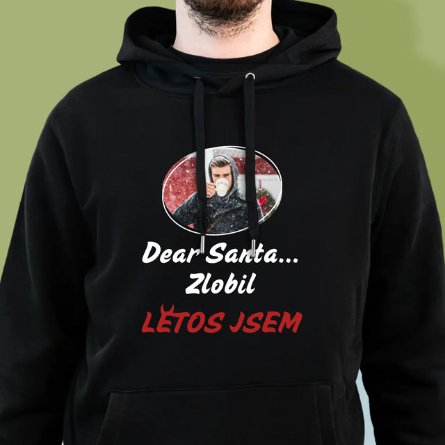 Fotka S Textem: Letos Jsem - Pánská Mikina S Kapuci