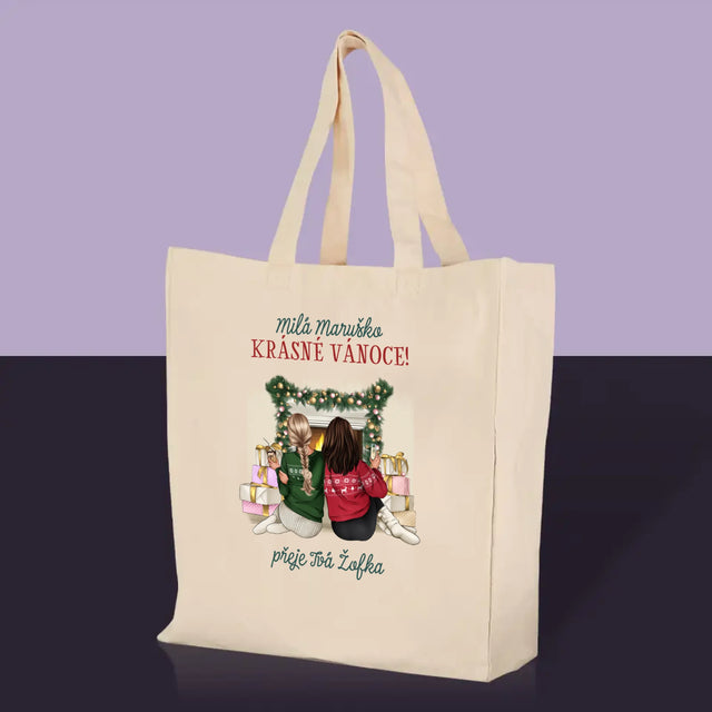 Designér Postav: Vánoční Kamarádky - Plátěná Taška