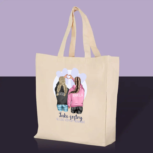 Designér Postav: Zimní Kamarádky - Plátěná Taška