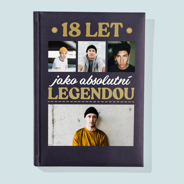 Fotokoláž: 18 Let Bytí Legendou - Zápisník