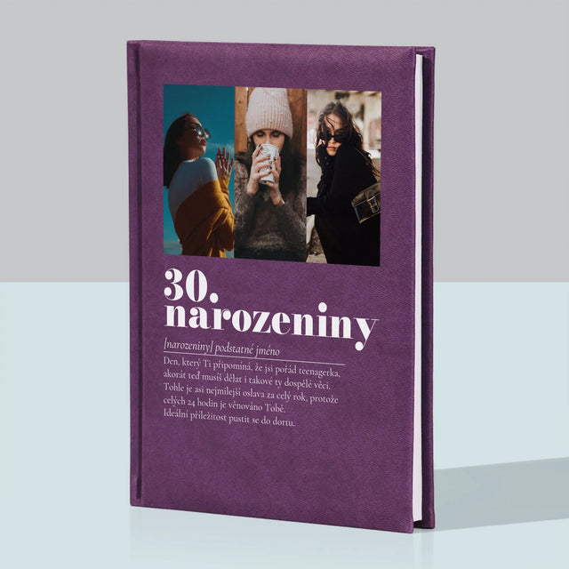 Fotokoláž: 30. Narozeniny Definice - Zápisník
