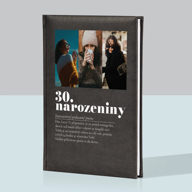 Fotokoláž: 30. Narozeniny Definice - Zápisník