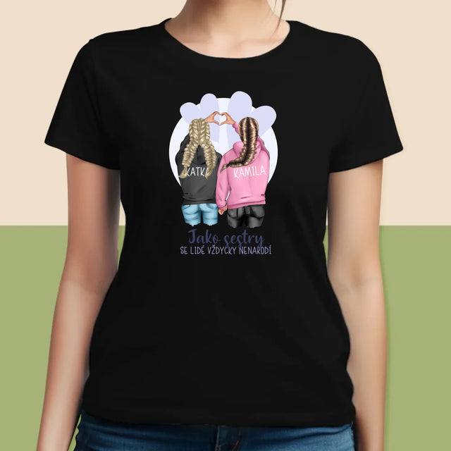 Designér Postav: Zimní Kamarádky - Damské Tričko