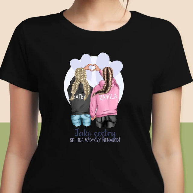 Designér Postav: Zimní Kamarádky - Damské Tričko