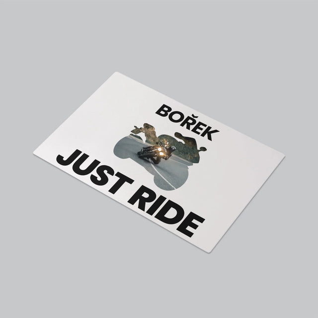 Tvar Z Fotek: Just Ride - Podložka Na Psací Stůl