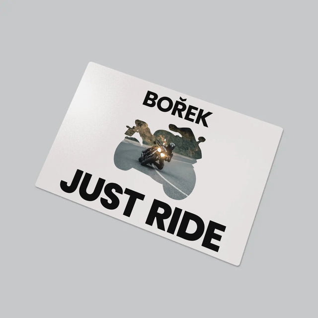 Tvar Z Fotek: Just Ride - Podložka Na Psací Stůl