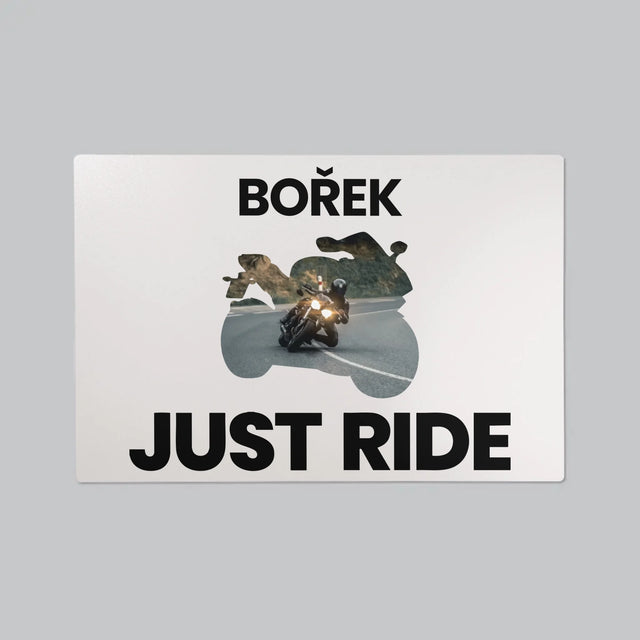 Tvar Z Fotek: Just Ride - Podložka Na Psací Stůl