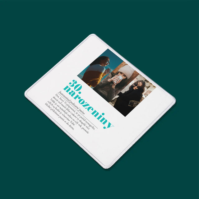 Fotokoláž: 30. Narozeniny Definice - Podložka Pod Myš