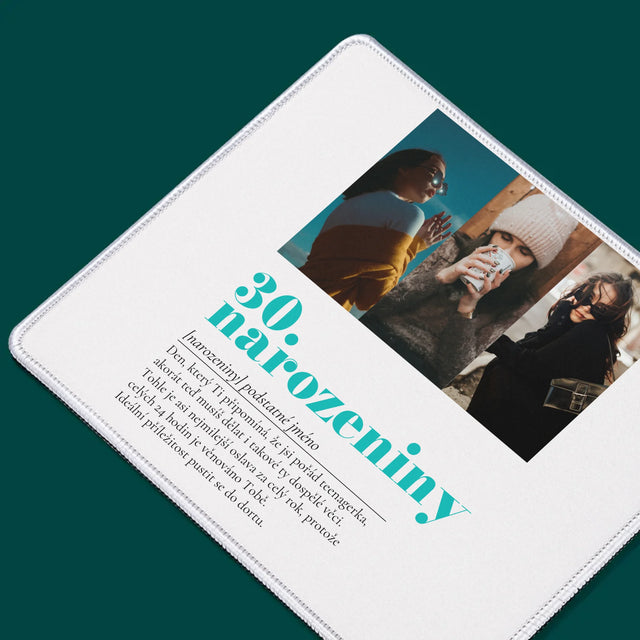 Fotokoláž: 30. Narozeniny Definice - Podložka Pod Myš