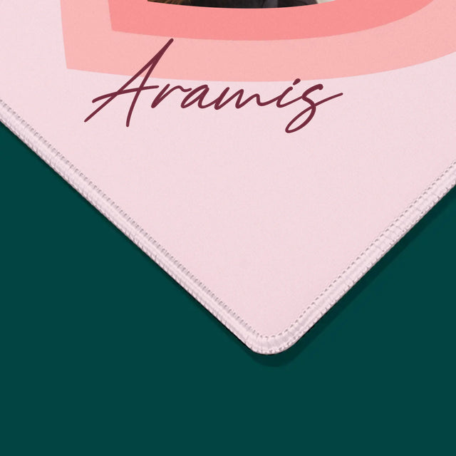 Fotka S Textem: Fotka Mazlíčka V Srdci - Podložka Pod Myš