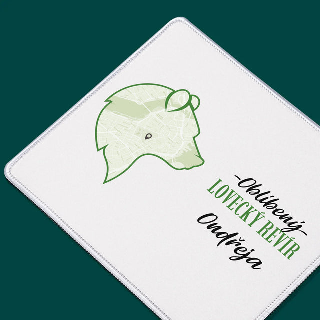 Mapa Města: Oblíbený Lovecký Revír - Podložka Pod Myš