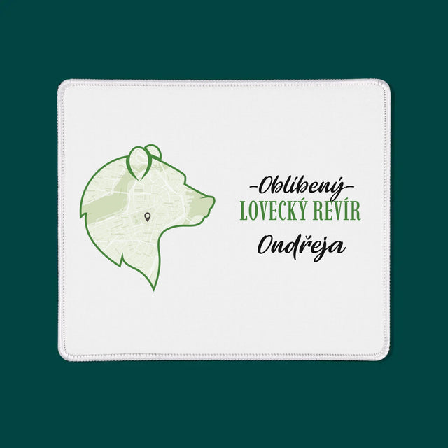Mapa Města: Oblíbený Lovecký Revír - Podložka Pod Myš