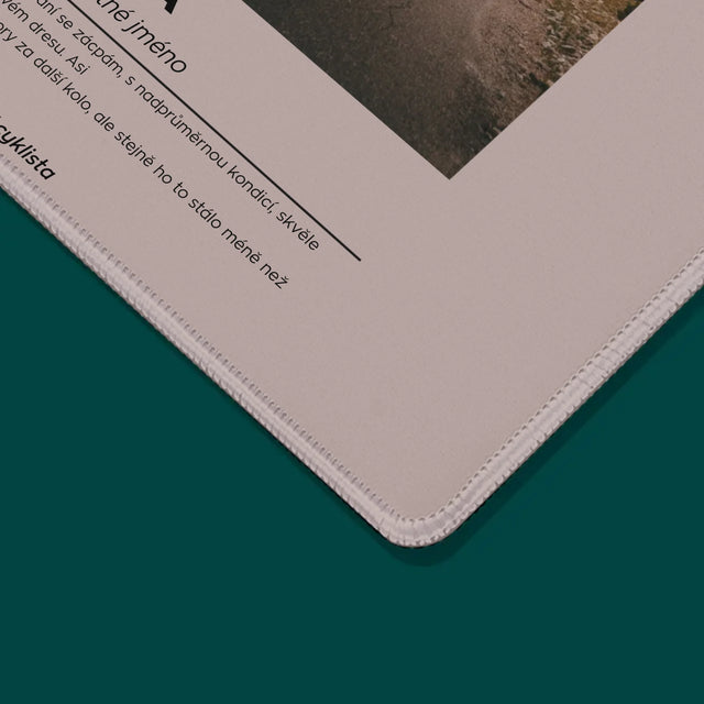 Fotka S Textem: Cyklista Definice - Podložka Pod Myš