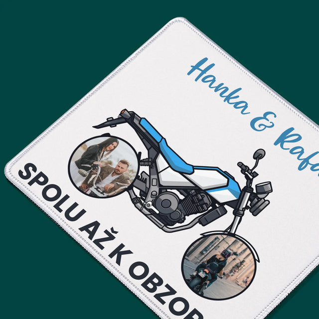 Fotokoláž: Spolu Až K Obzoru - Podložka Pod Myš