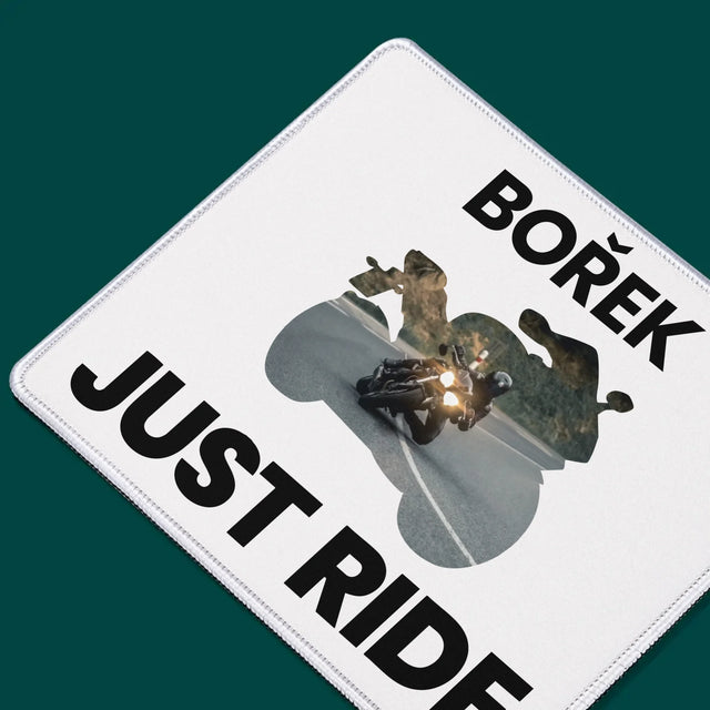 Tvar Z Fotek: Just Ride - Podložka Pod Myš