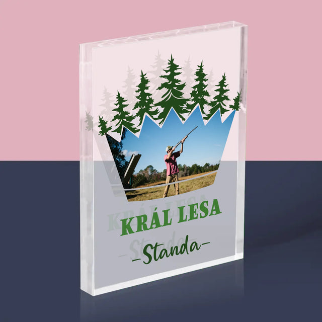 Tvar Z Fotek: Král Lesa - Akrylový Blok